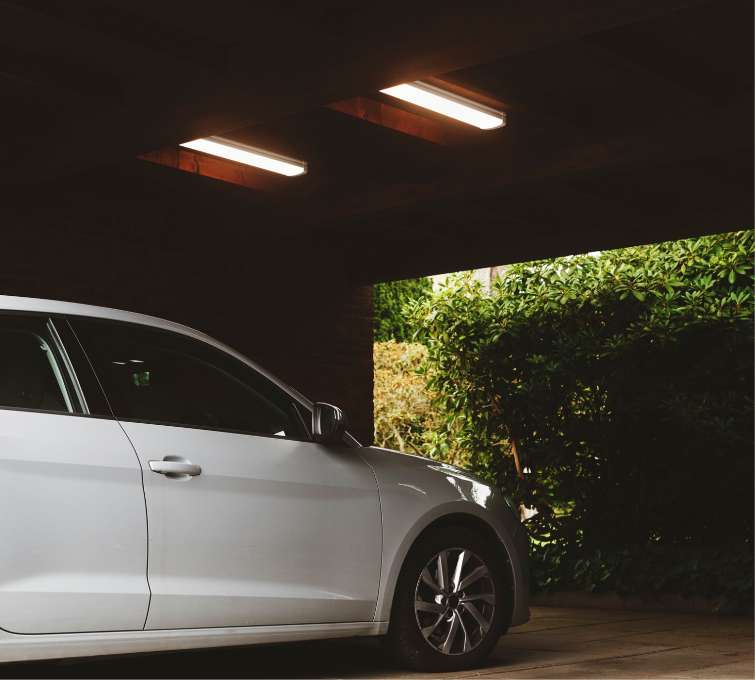 Lighting in the garage and basement
